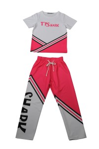 CH202 Sample custom men's cheerleading uniform design split suit cheerleading uniform factory detail view-7